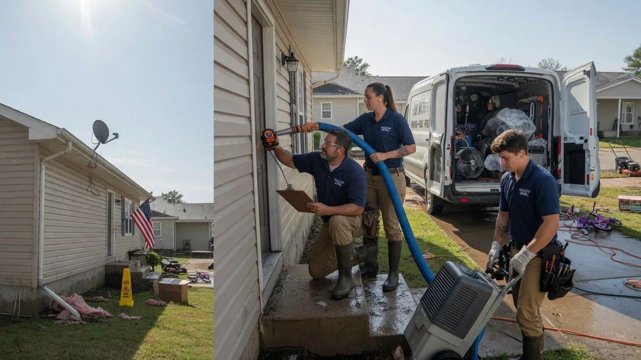 Ceiling Water Damage Restoration in Brookland, AR near me